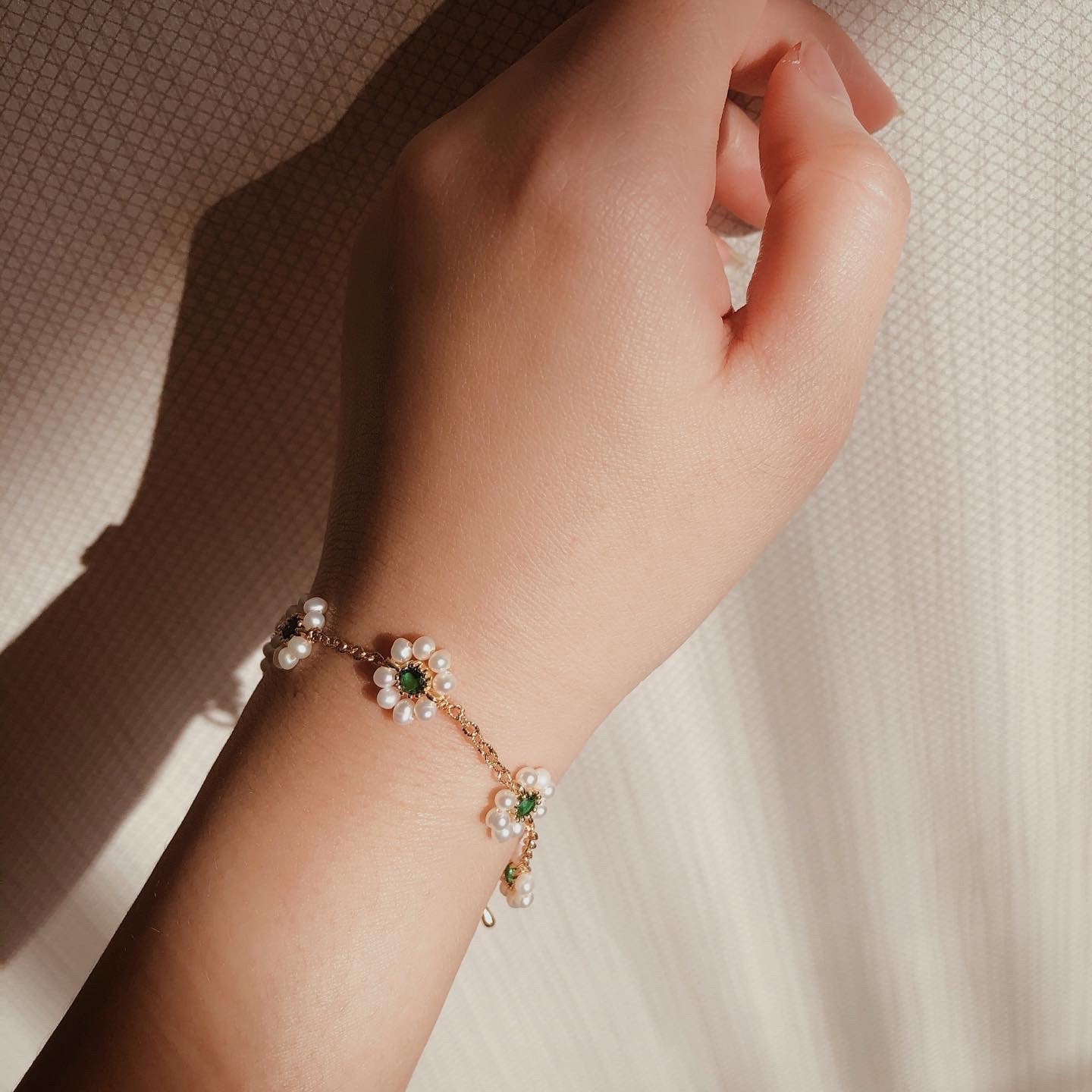 Little Flower Pearl Bracelet